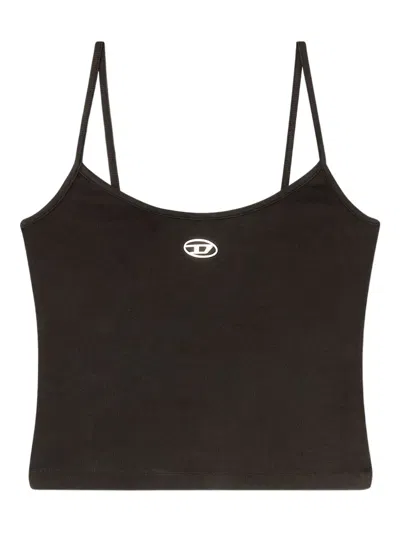 Diesel T-hupy Logo-detail Top In Black