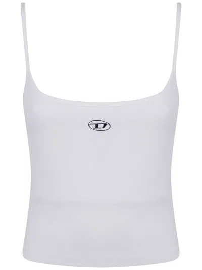 Diesel "t Hupy" Tank Top In White