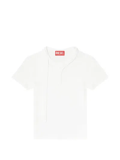 Diesel T-iaras Neck-strap Top In White