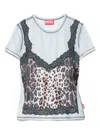 Diesel Multicolor T-ileni T-shirt In Blue