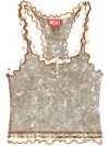 Diesel T-ilia Tank Top In Neutrals