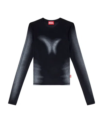 Diesel T-ilon Top In Black