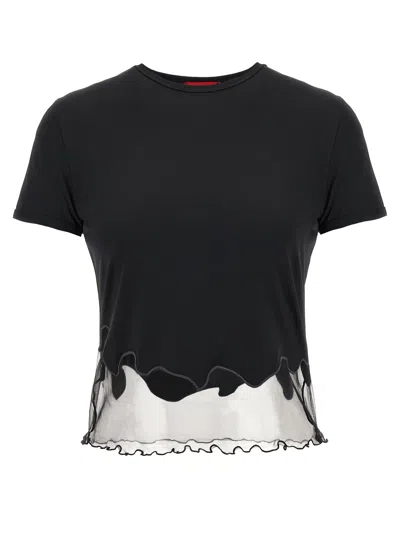 DIESEL T-INLAY-R1 T-SHIRT BLACK