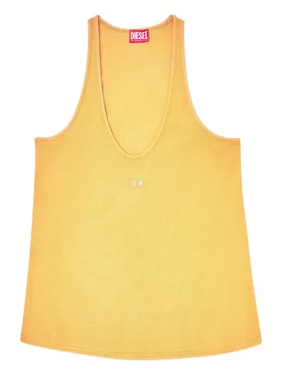 Diesel T-ipsya-lkds Top In Yellow