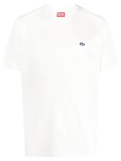 Diesel Cotton T-shirt In White