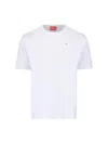 Diesel T-just-microdiv T-shirt In White