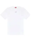 Diesel T-madjust-tr Cotton T-shirt In White