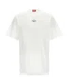 Diesel 'crew Neck Emblem T-shirt' In White