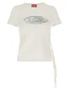 Diesel T-laya T-shirt White In White