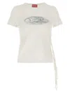 Diesel T-laya T-shirt White In White