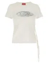 Diesel T-laya T-shirt White In White
