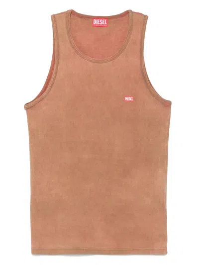 Diesel T-lifty-r1 Tank Top In Orange