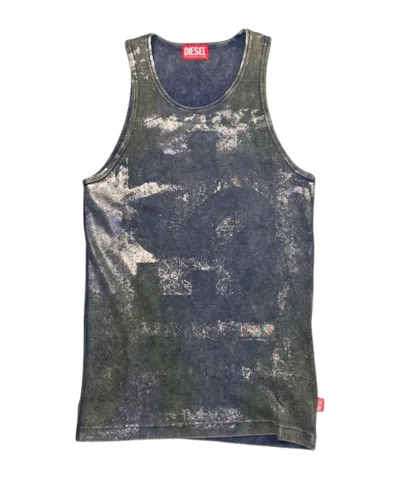 Diesel T-lifty-r3 Tank Top In Indigo Blue