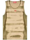 Diesel T-lifty Tank Top In 绿色