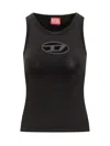Diesel Black T-lynys-od Tank Top In Black