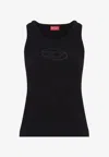 Diesel Black T-lynys-od Tank Top In Black
