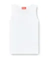 Diesel 't-lins' White Top With Oval D Logo On The Front In White