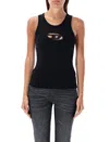Diesel Tank Top T Lynys Od In Black