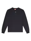 Diesel T-madjust-ls-tr Long Sleeved T-shirt In Black