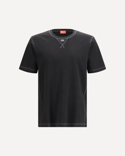Diesel Men T-madjust-tr T-shirt In Black