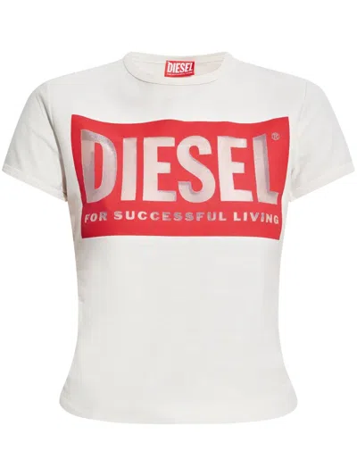 Diesel T In White