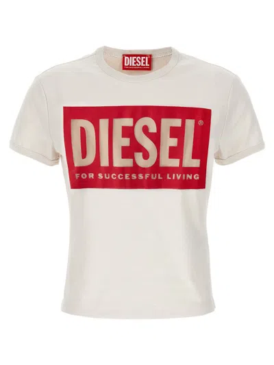 Diesel T-shirts And Polos In White