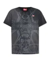Diesel T-marey-r2 Graphic-print T-shirt In Black