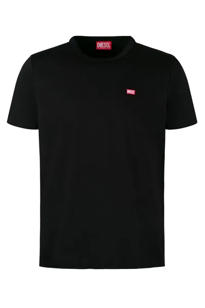 Diesel T-miegor-k77 Crew-neck T-shirt In Black