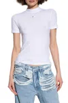 Diesel T-mokky Short-sleeved T-shirt In White