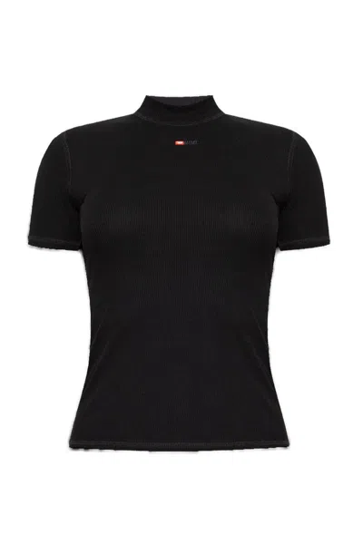 Diesel T-mokky Short-sleeved T-shirt In Black
