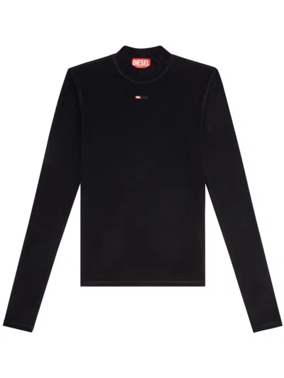 DIESEL DIESEL T MOKKY T SHIRT WITH EMBROIDERY