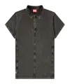 Diesel T-nomely Polo Shirt In Black