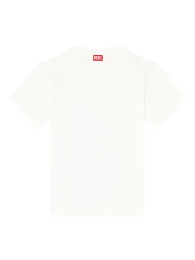 Diesel T-norm-int Embroidered-detail Cotton T-shirt