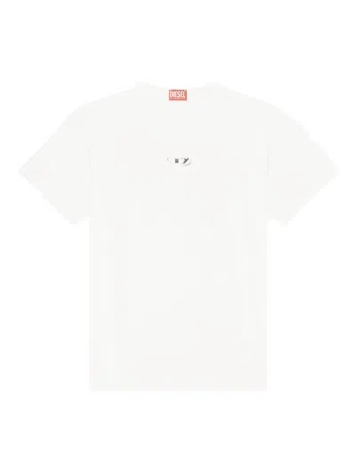 Diesel T-norm-iod T-shirt In Neutral