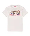 Diesel T-norm-t15 Graphic Print T-shirt In Pink