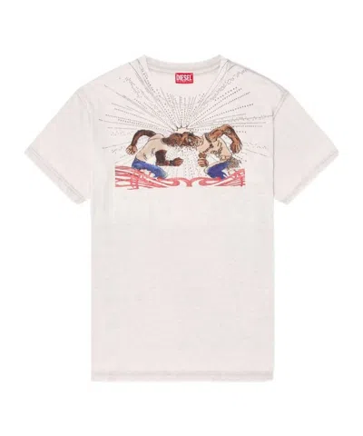 DIESEL T-NORM-T15 GRAPHIC PRINT T-SHIRT