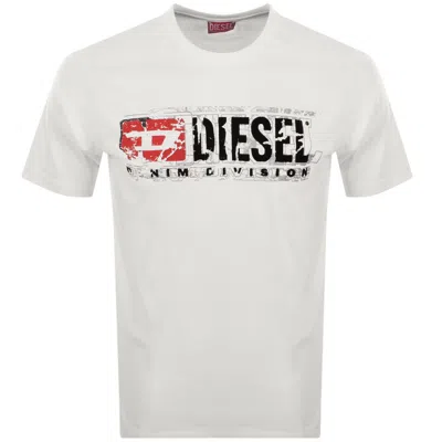 Diesel T Norm T6 T Shirt Off White