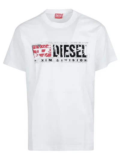 Diesel T-norm T6 T-shirt In White