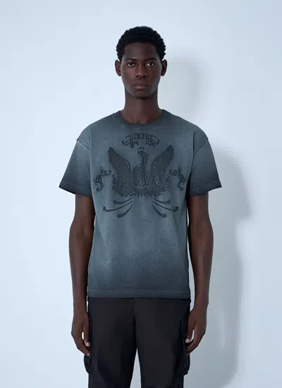 Diesel Men T-norm-t9 T-shirt In Blue