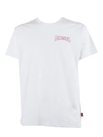 Diesel T-norm-v16 Maglietta In White