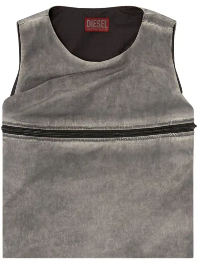 Diesel T-origin Top In Gray