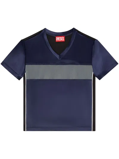 Diesel T-race T-shirt In Blau