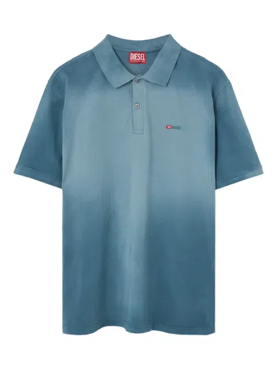 Diesel T-rejust-r3 Polo Shirt In Blue