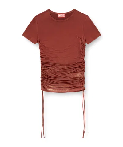 DIESEL DIESEL T-REY DRAWSTRING SIDE JERSEY TOP