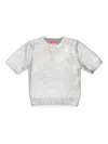 Diesel Metallic-sheen Ribbed-knit Top In K986