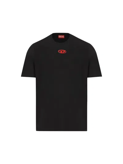 Diesel T-shirt And Polo Shirt In Black