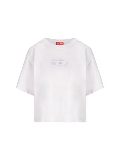 Diesel T-shirt And Polo Shirt In White