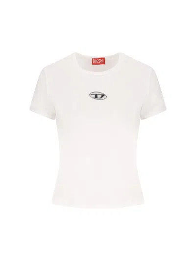 Diesel T-shirt And Polo Shirt In White