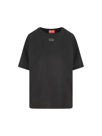 Diesel T-shirt And Polo Shirt In Black