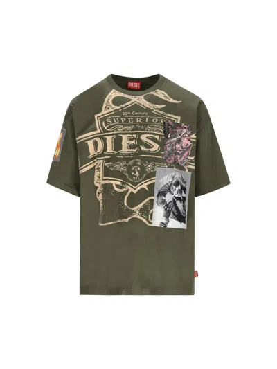 Diesel T-boxt T-shirt In Green